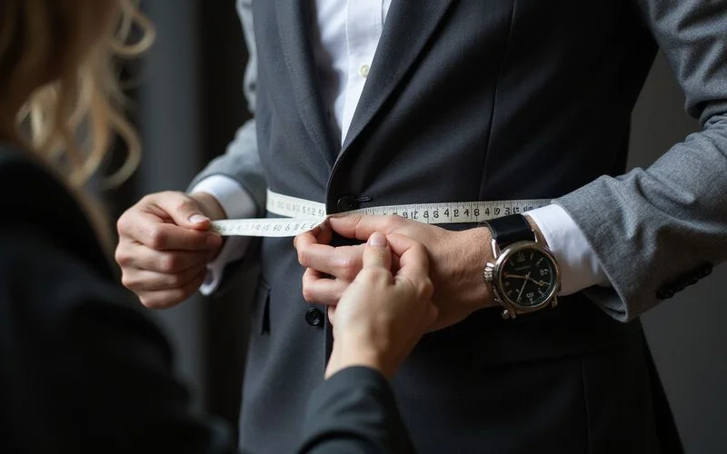 Precise measurements being taken with measuring tape