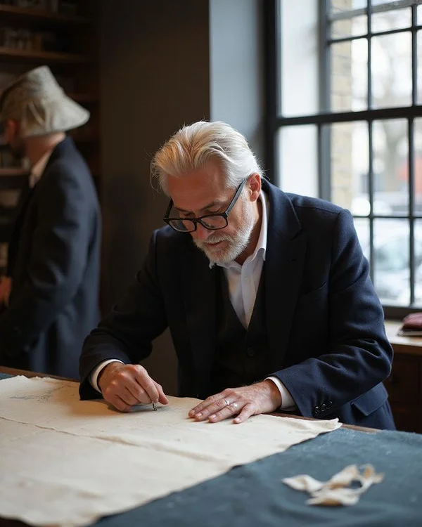 Jason Nick at work in the Melbourne atelier